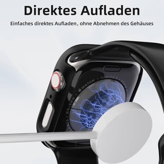 Detalle 2 de Apple Watch Hülle mit Displayschutz, 2er Set