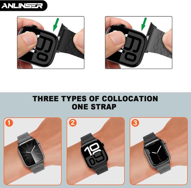 Detalle de Anlinser Apple Watch magnetic strap 42mm