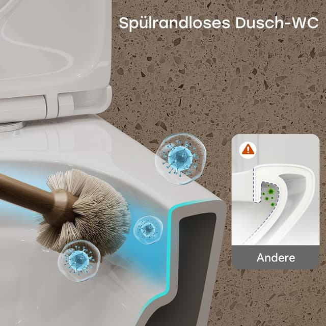 Detalle 2 de HOROW Dusch WC 49×36×36cm 🚽