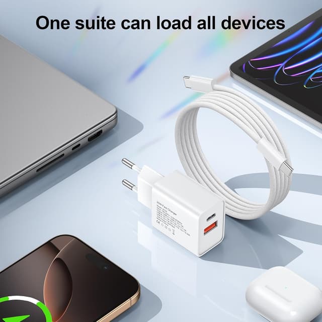 Detalle de NIBIKIA USB C Ladegerät 25W