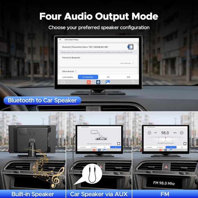 Thumbnail 6 de Volam 9" Carplay Screen with Wireless Android Auto