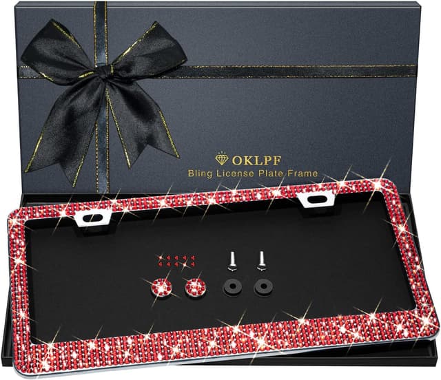 Thumbnail 6 de Bling License Plate Frame 1200+ Crystals