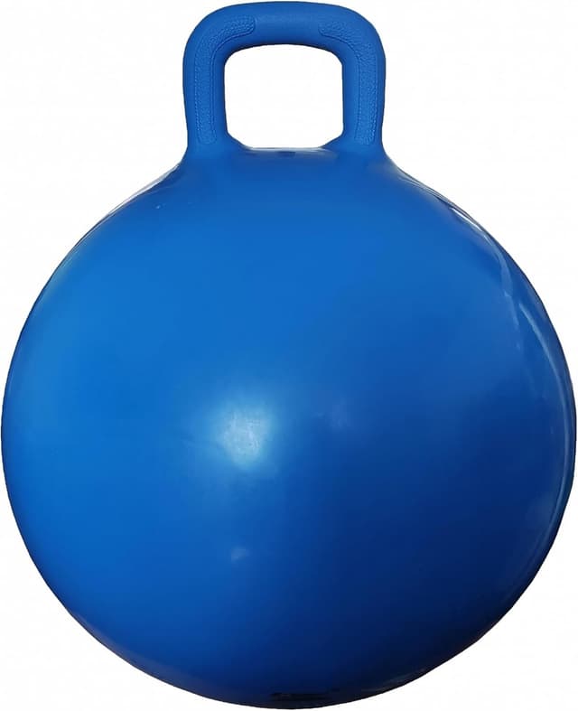 Detalle de AppleRound Hippity Hoppity Jumping Ball with Pump (20in/50cm) for Ages 7–10, Blue