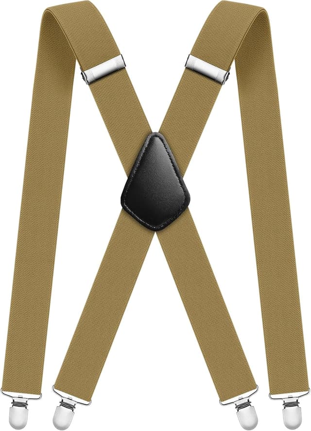 Detalle de Aomig Bretelle con clip in metallo regolabili larghe 3,5 cm