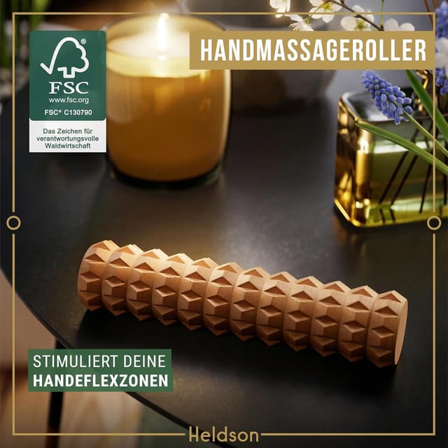 Thumbnail 5 de HELDSON Premium Massage Set Holz 6 Teile