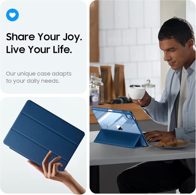 Thumbnail 4 de Fintie Hybrid Hülle iPad A16 11 Blau