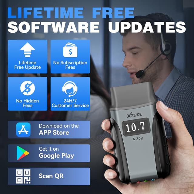 Thumbnail 5 de XTOOL Anyscan A30D OBD2 Scanner 11+ Resets 🎛