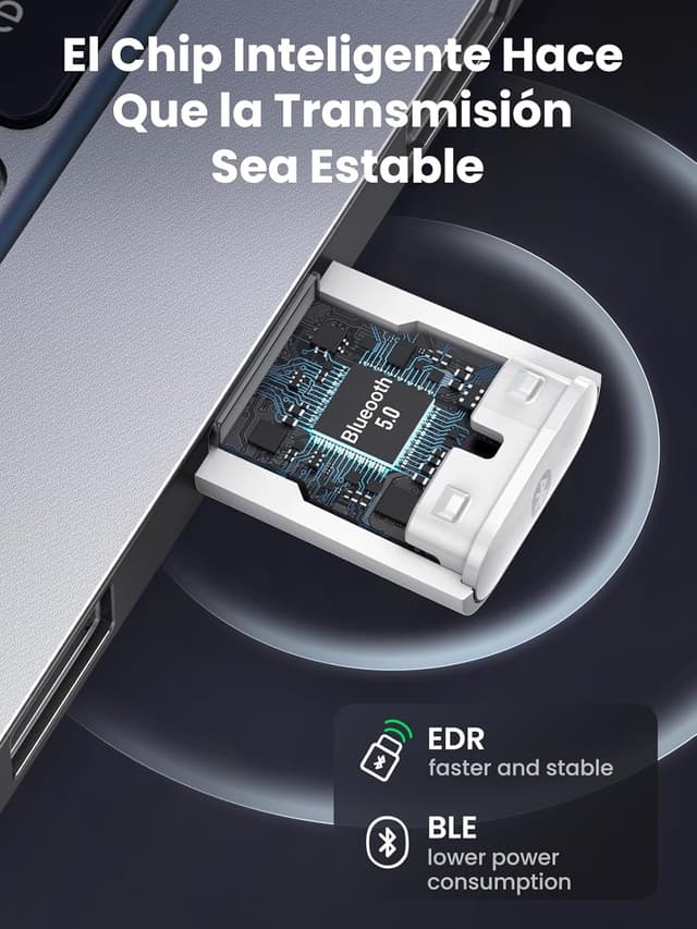 Thumbnail 5 de UGREEN USB Bluetooth 5.0: Dongle Versátil para PC