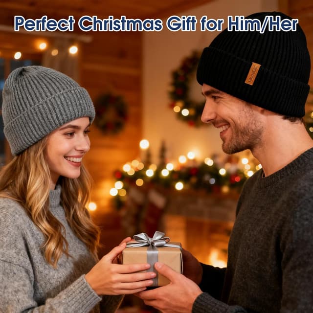 Thumbnail 6 de Donfri Merino Wool Beanie Hat, 122 g