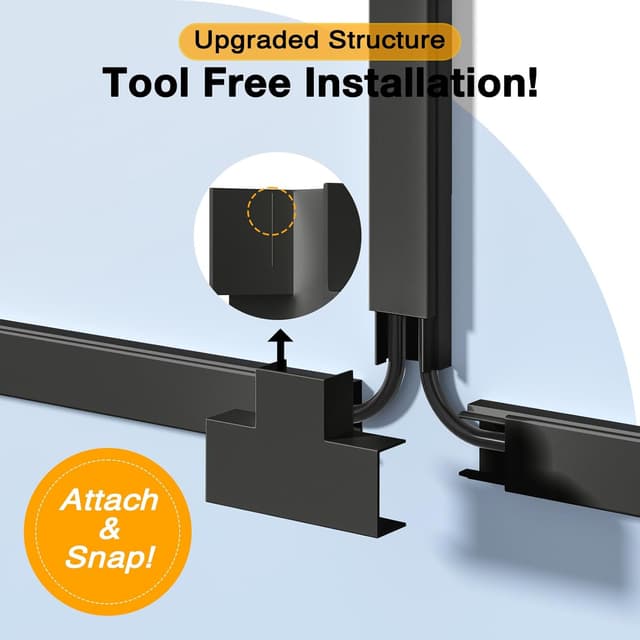 Thumbnail 1 de Delamu L400mm Cable Trunking 4M for 2–3 Cords