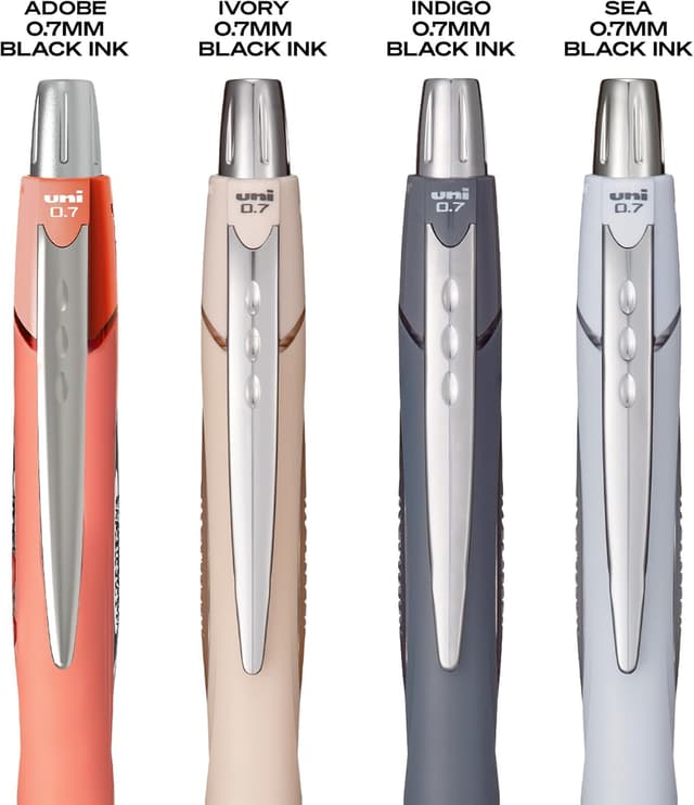 Thumbnail 4 de uni-ball Jetstream RT 0.7mm black fine pens Pack of 4 ๐