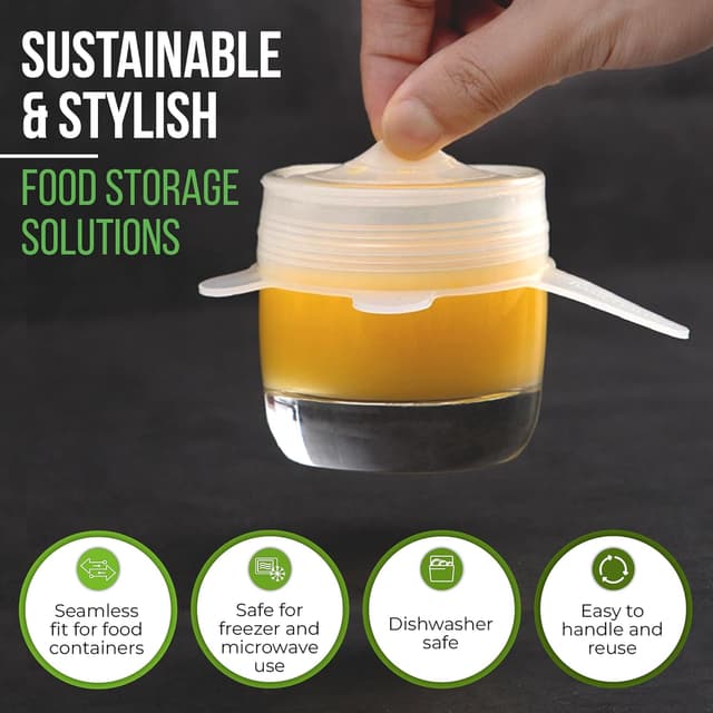 Thumbnail 6 de Reusable Silicone Stretch Lids 7-Pack ๐ฝ