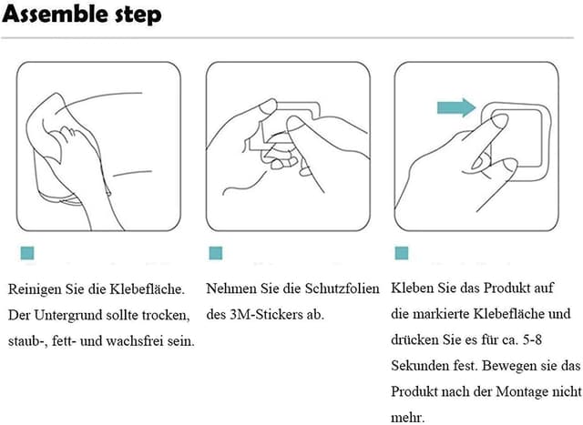 Thumbnail 4 de ZUNTO Ganci Adesivi 8 pezzi 🪝