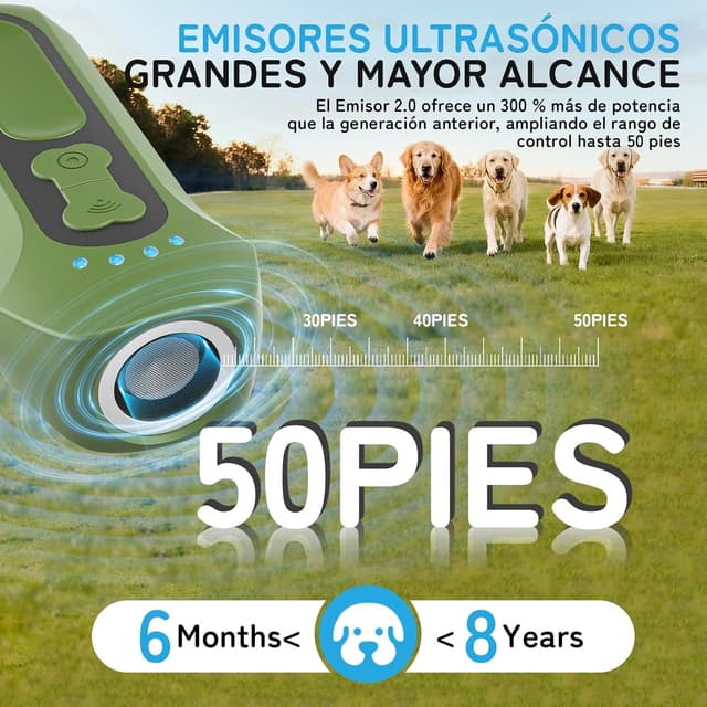 Detalle de Holercoco Ahuyentador de perros antilladridos 25kHz