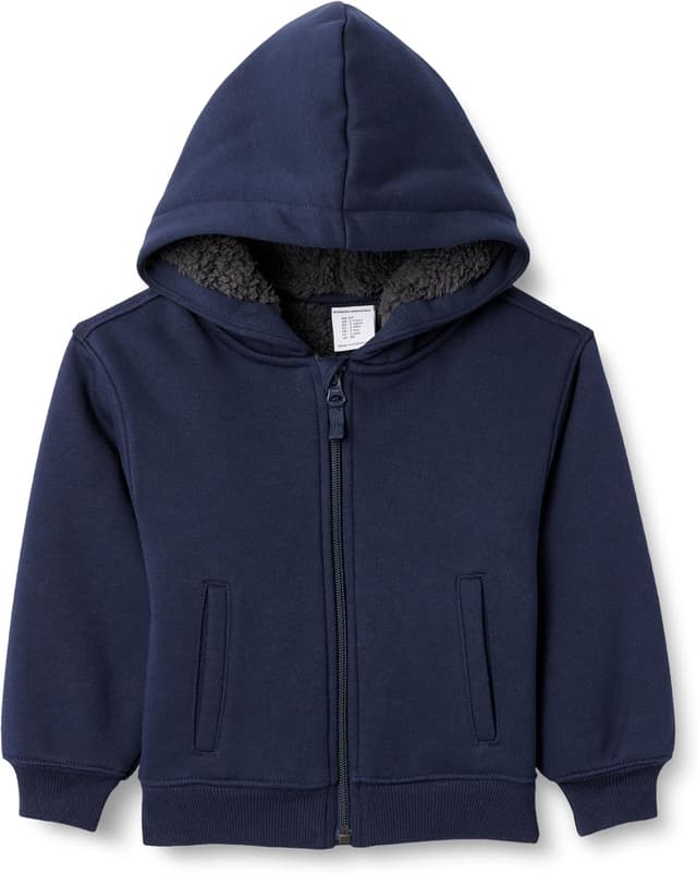 Thumbnail 6 de Amazon Essentials Boy's Sherpa Lined Hoodie 1–2 yrs