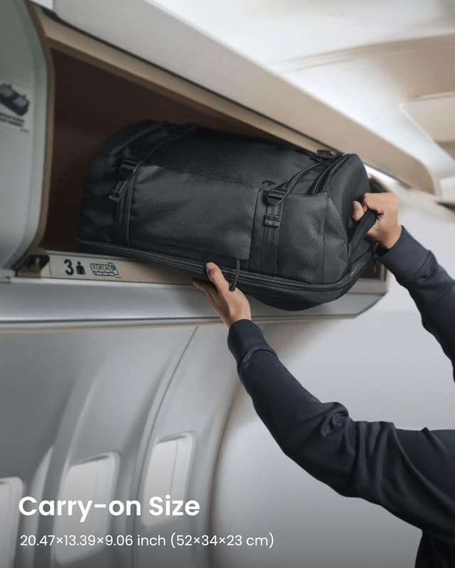 Detalle de tomtoc Travel Backpack 38L (TSA Friendly) carry-on for a 17.3-inch laptop