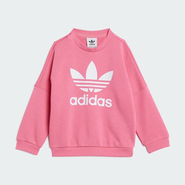 Detalle 2 de Adidas Conjunto sudadera y mallas Loose Flared Rosa