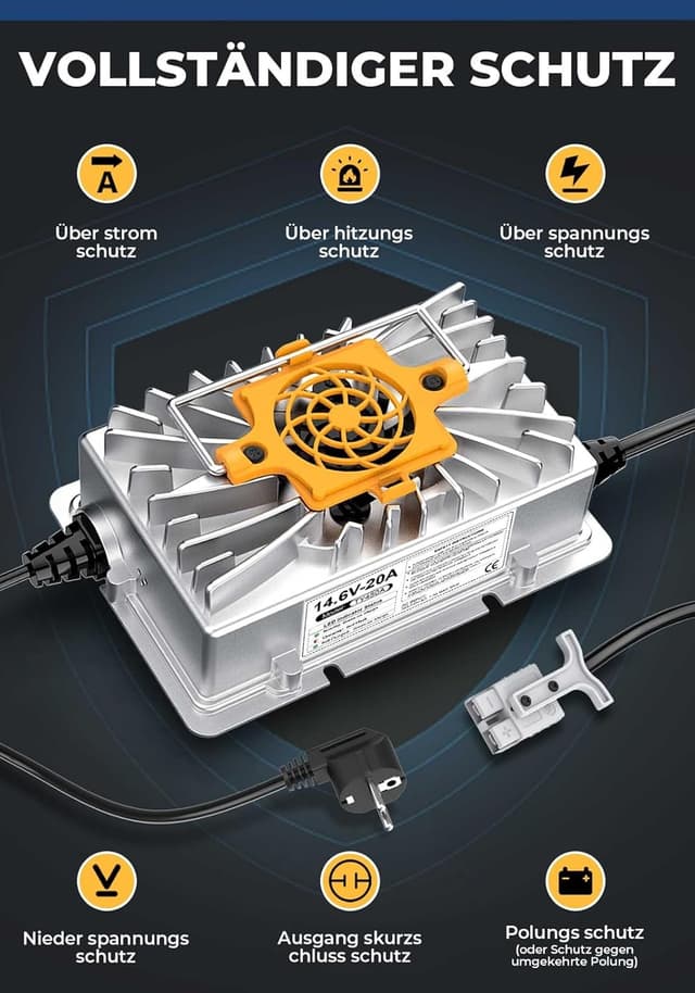 Thumbnail 1 de Chargeur LiFePO4 14,6V 20A pour batterie 12V