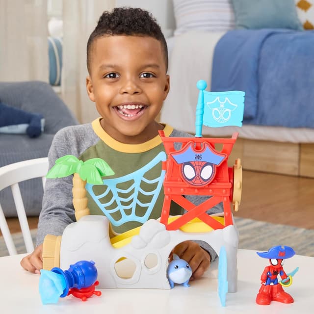 Thumbnail 2 de Marvel Spidey Water‑Webs Spidey Insel Spielset