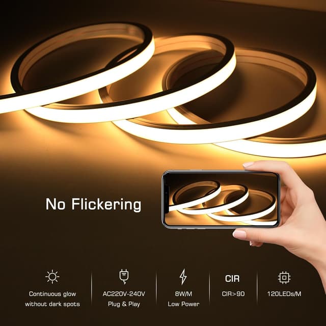 Detalle de KSIBNW LED neon strip light 15m