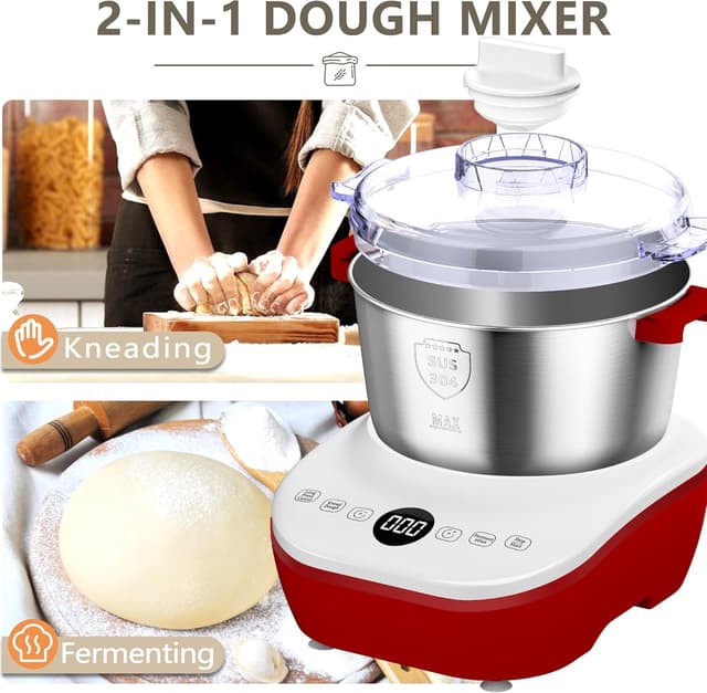 Thumbnail 1 de AIZIYO DoughChief 7.4Qt Electric Dough Mixer