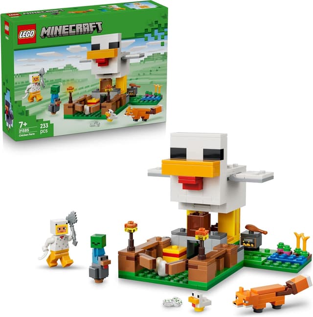 Detalle de LEGO Minecraft Chicken Farm 21585