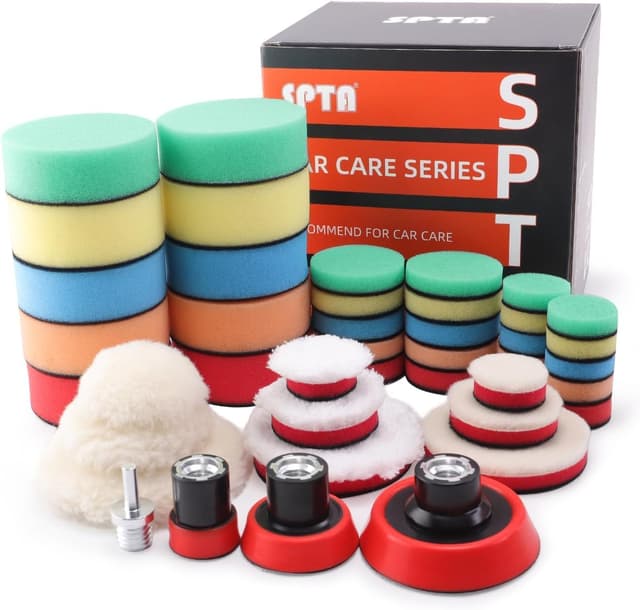 Detalle de SPTA POSWMIX36 kit tamponi lucidatura 43 pezzi