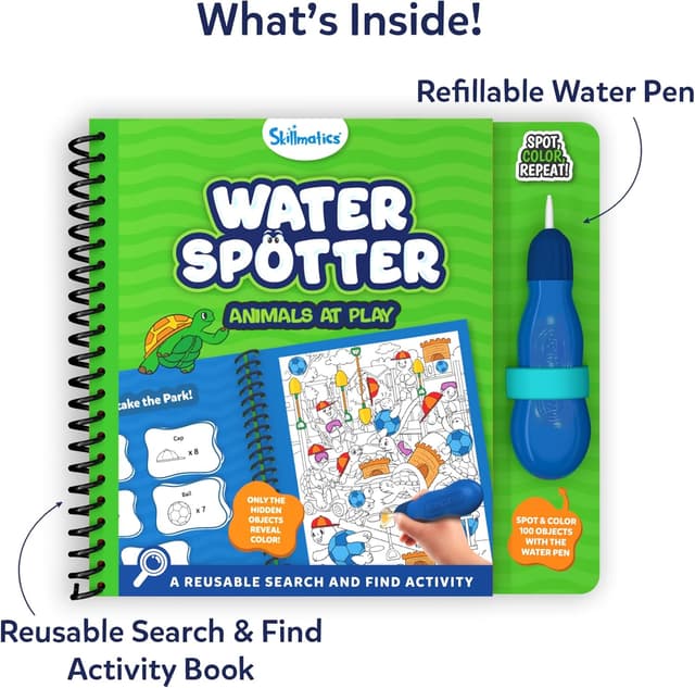Thumbnail 2 de Skillmatics Water Spotter Reusable Book