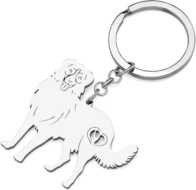 Detalle 2 de DOWAY whippet keychain charm ring
