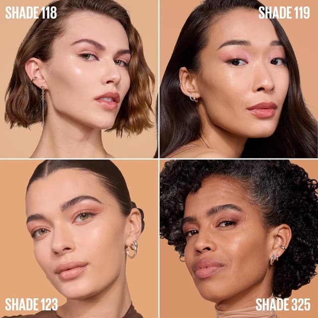 Detalle de Maybelline New York Lifter Plump and Glow Fondotinta illuminante tono 123, 30 ml