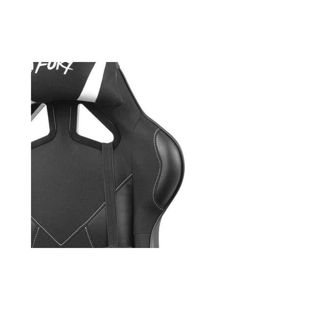 Detalle 1 de Fury Avenger L Silla Gaming Blanca y Negra