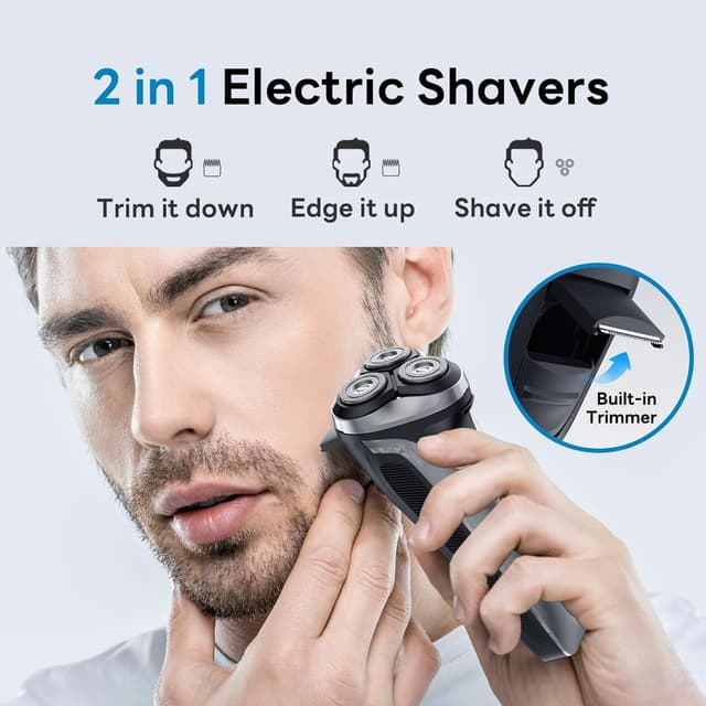 Detalle 2 de DOAO Electric Razor 120 min cordless shaver 🪒