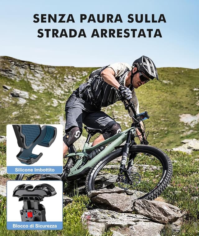 Thumbnail 2 de Babacom Porta Cellulare Moto universale 4,7–6,8"