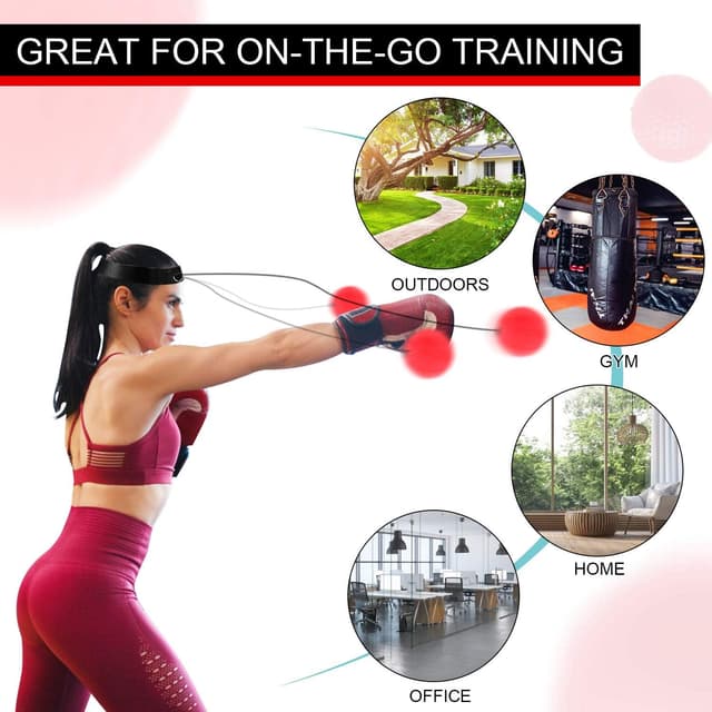 Thumbnail 4 de OOTO Upgraded Boxing Reflex Ball for Training 🥊