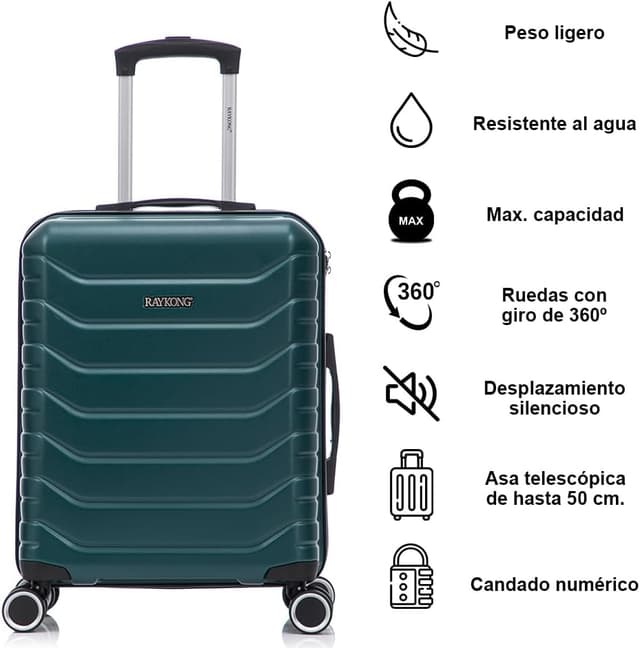 Thumbnail 1 de RAYKONG Maleta de Cabina 55x40x20cm 40L