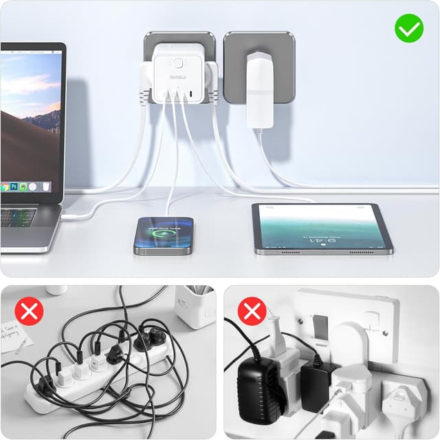 Thumbnail 4 de Ciabatta multipresa 4 prese con USB 🔌