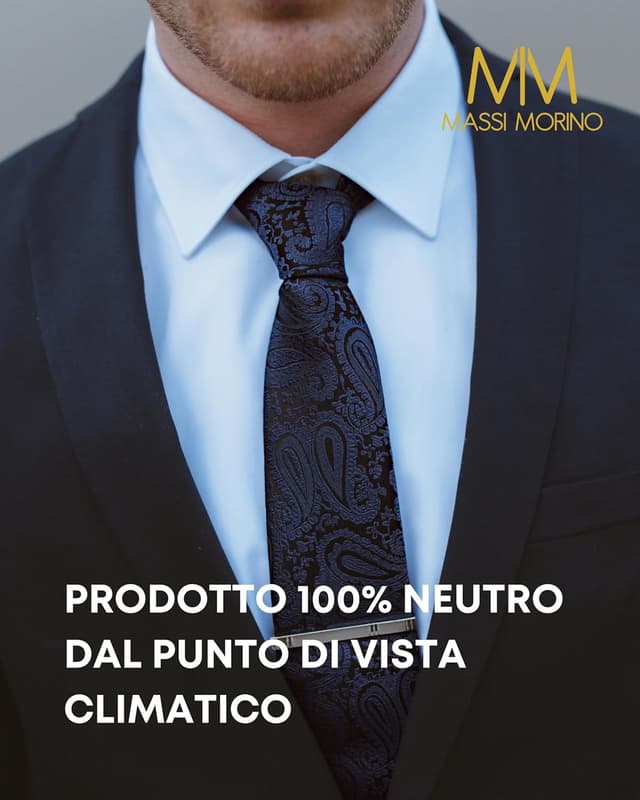 Thumbnail 5 de Massi Morino Cravatta elegante 5 in 1 con set regalo