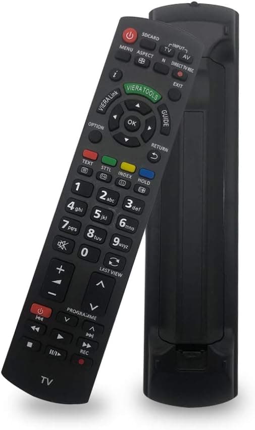 Detalle de Replacement N2QAYB000487 Panasonic TV Remote Control (No setup needed) for Viera Smart TVs
