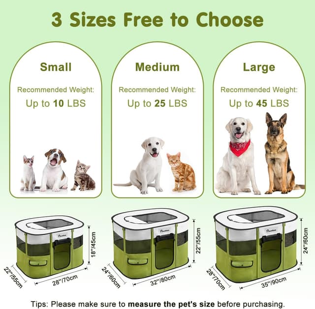 Thumbnail 1 de Pawaboo Tragbarer Haustierlaufstall Größe L