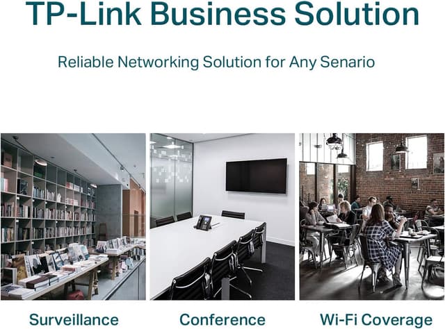 Detalle de TP-Link TL-SL1226P 24-Port 10/100Mbps PoE+ Fast Ethernet Switch with 2 Gigabit Uplinks and 2 Combo SFP Slots