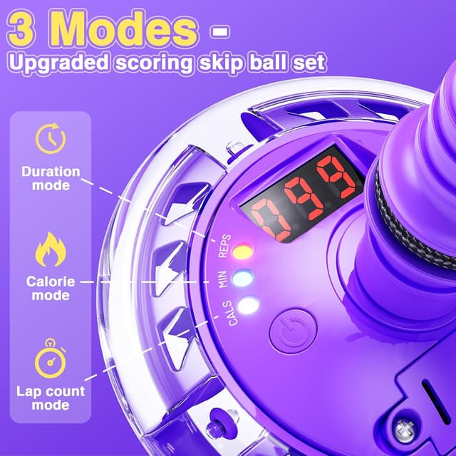 Thumbnail 2 de Jofuni Ankle Skip Ball with Counter for Age 6