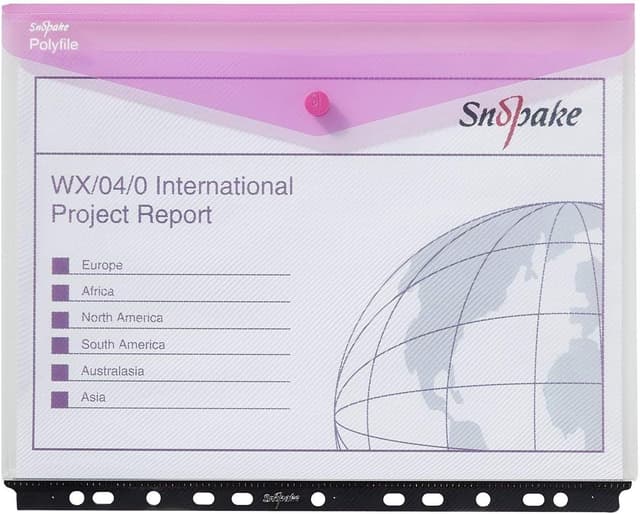 Thumbnail 5 de Snopake A4 High Capacity Polyfile RingBinder