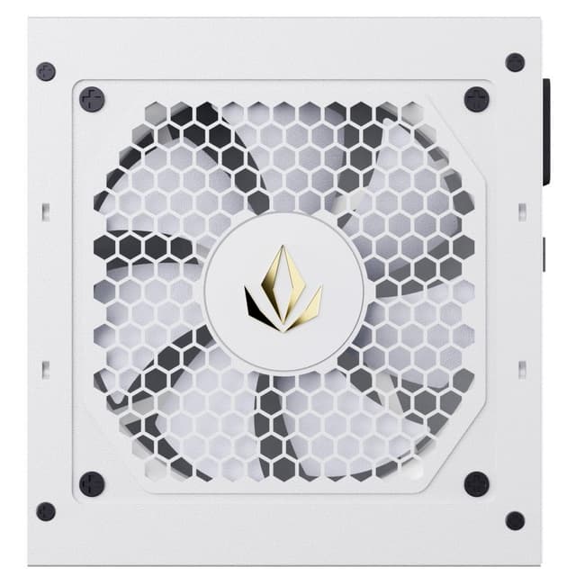 Detalle de Forgeon Bolt PSU 850W 80+ Gold Full Modular Fuente blanca