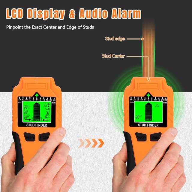 Thumbnail 3 de Stud Finder Wall Scanner 6-in-1 with LCD Display
