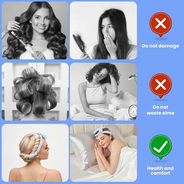 Detalle de BUTBU Bigodino Fascia 160 cm per boccoli