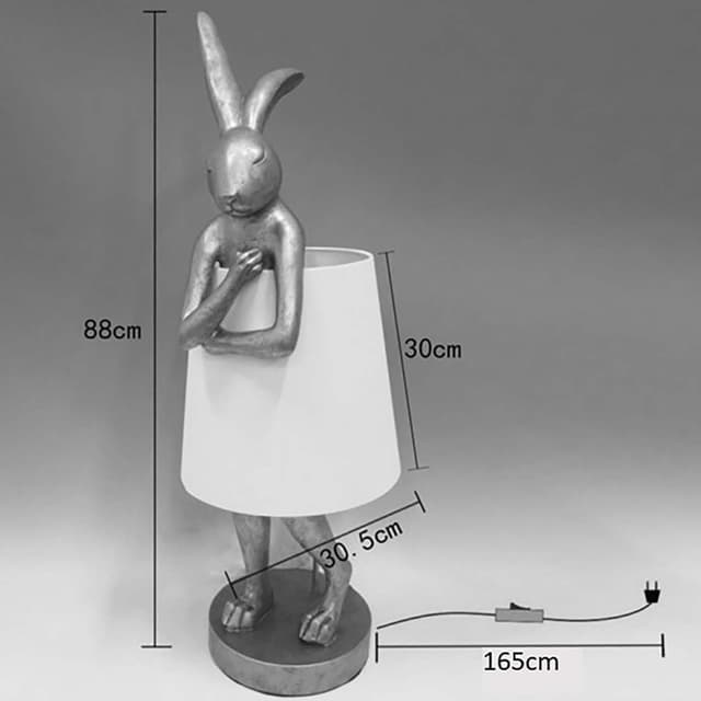 Detalle 2 de Kare Design Tischlampe Rabbit 88 cm