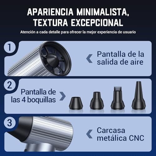 Thumbnail 7 de Solareye Air Duster Portátil Inalámbrico 300,000 RPM