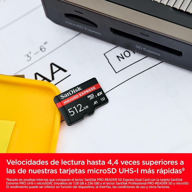Detalle de SanDisk microSD Express 512 GB