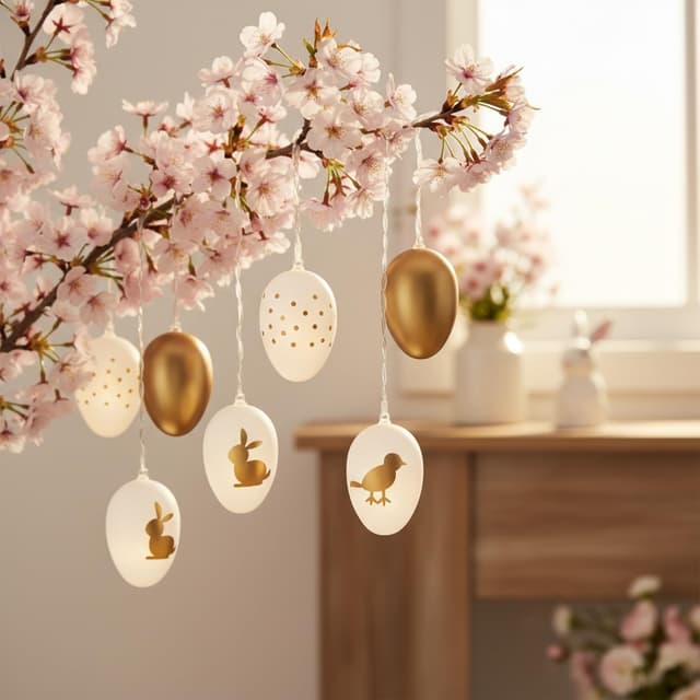 Detalle de COM-FOUR® 16x Oeufs de Pâques 16 pcs 🎀