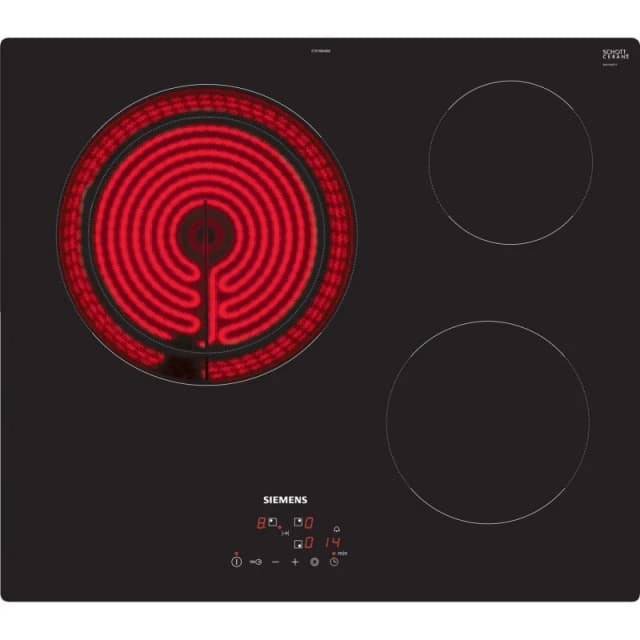Detalle de Siemens ET61RBKB8E cocina vitrocerámica 60 cm